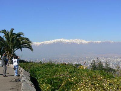 Sicht über Santiago