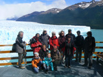 Gruppe Perito Moreno Gletscher