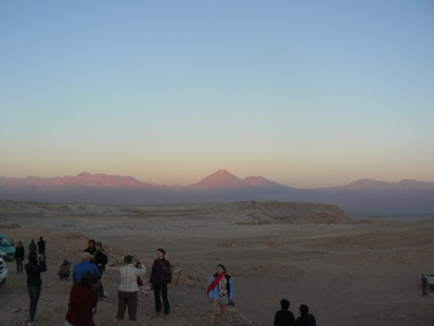 Sonnenuntergang im Altiplano