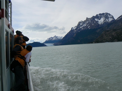 Bootsfahrt zum Gletscher Grey